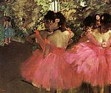 Dancers in Pink by Edgar Degas